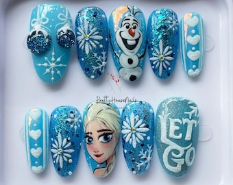 Olaf Winter Press On Nails | Unhas ...