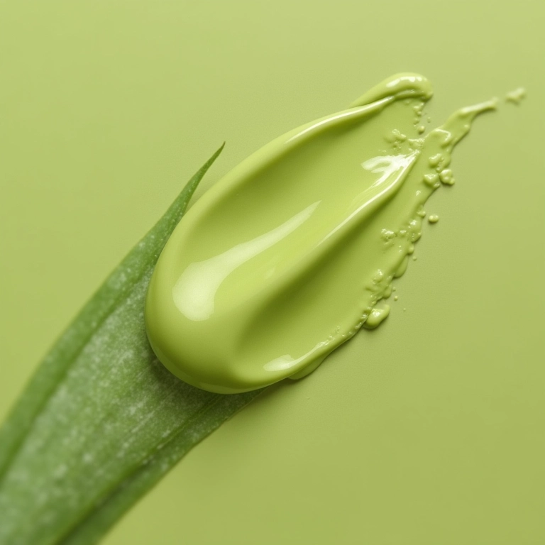 Ingredientes de corretivo vegano (aloe vera, camomila).