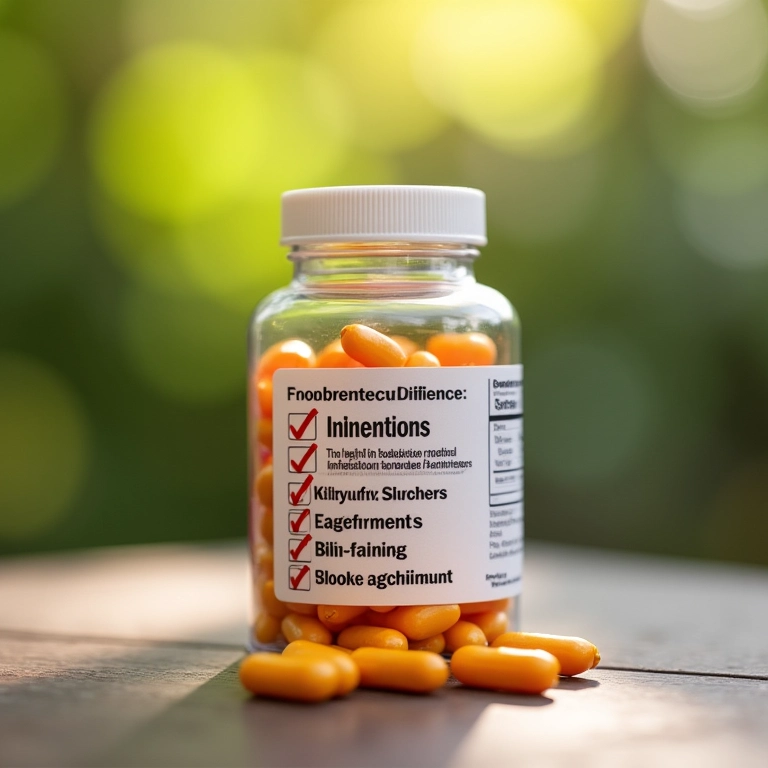 Ingredientes de suplemento riscados, representando falta de comprovação científica.