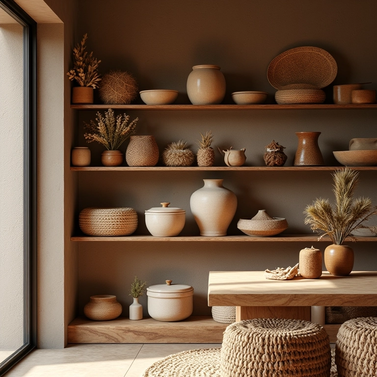 Interior da Casa da Lã, especialistas em fibras naturais.