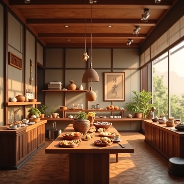 Interior da Confeitaria Kuramoto, um clássico da Liberdade.