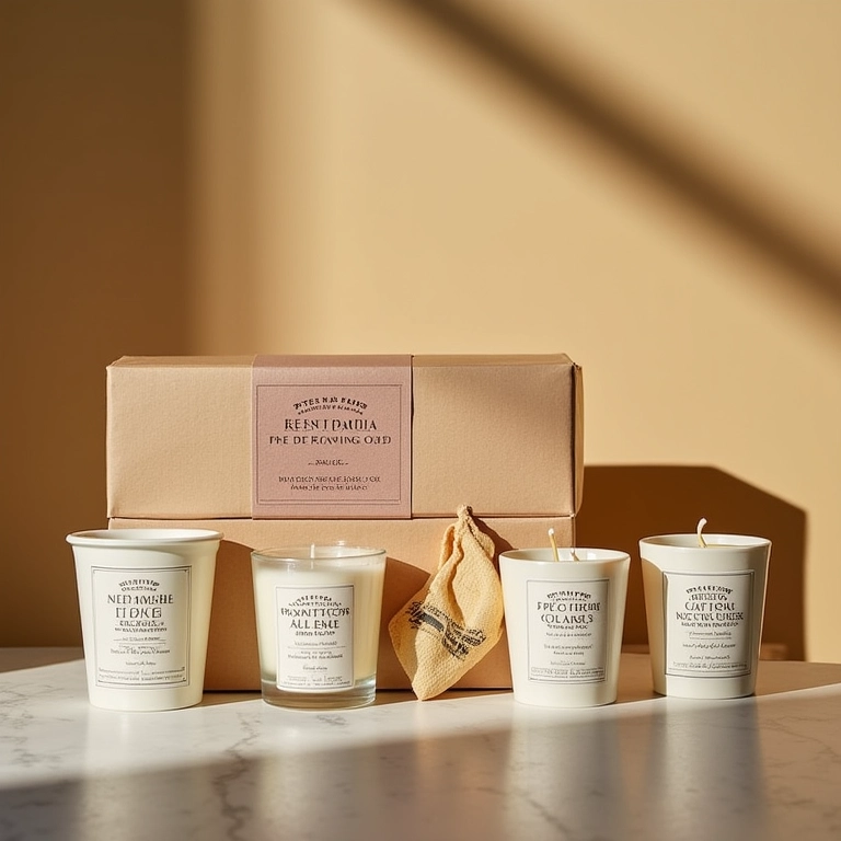 Kits para fazer velas da Peter Paiva: tradição e inovação.