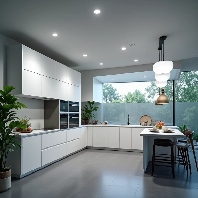 Lâmpadas de LED para uma cozinha mais eficiente.