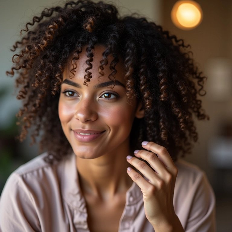 Leave-in da Salon Line para definição de cachos 3A.