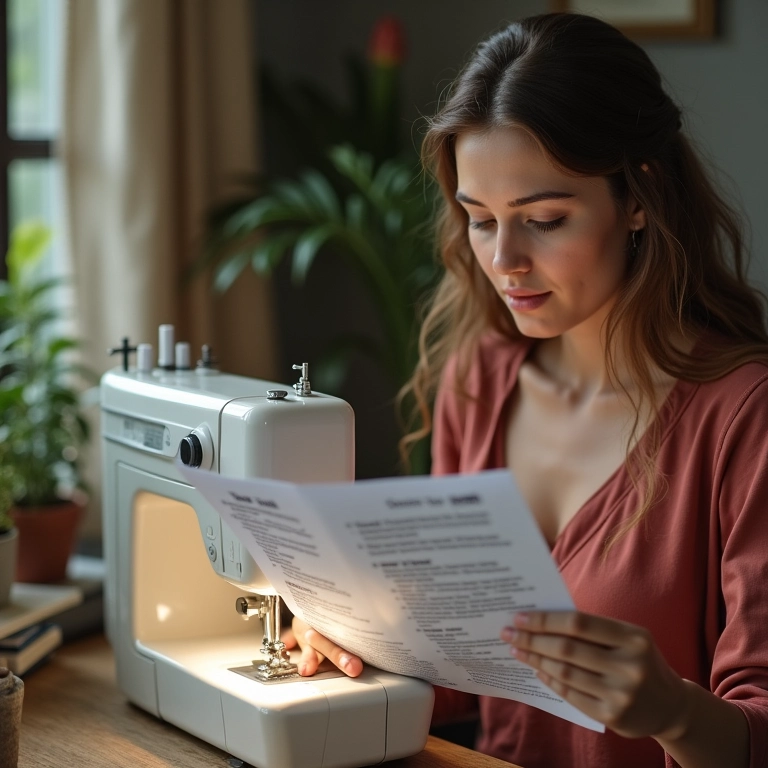 Leitura do manual da máquina de costura: o guia definitivo.
