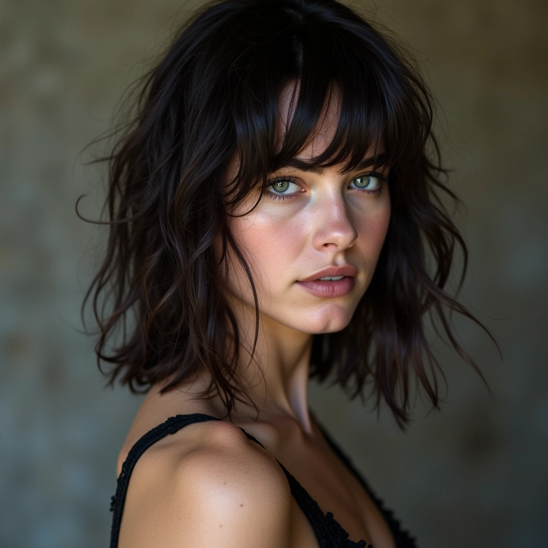 Long bob despojado e rocker inspirado em Kristen Stewart.