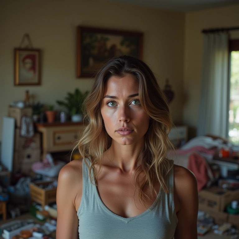 Mãe sobrecarregada e sem apoio.