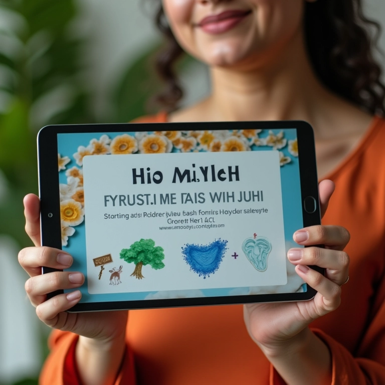 Mãos segurando tablet com dicas de especialista sobre como legalizar artesanato como MEI.