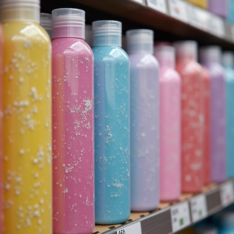 Marcas de shampoo perolado populares.