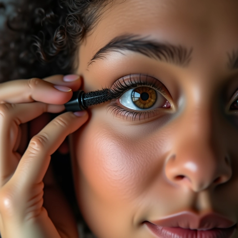 Máscara de cílios alongadora: cílios de boneca para realçar olhos redondos.