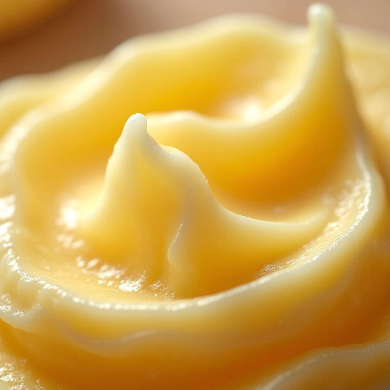 Máscara de nutrição capilar com manteiga de karité e óleo de argan.