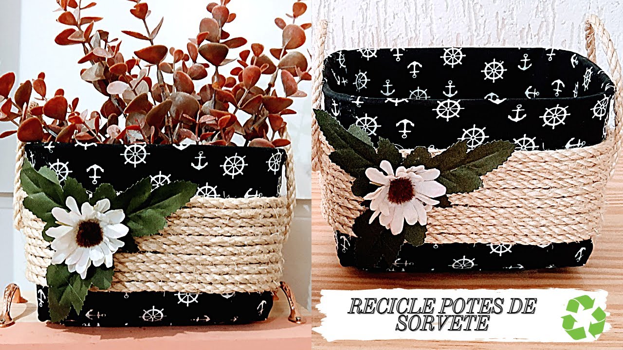 RECYCLING WITH ICE CREAM CONTAINERS ...