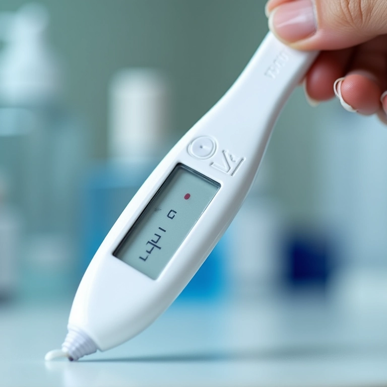 Medição do pH de um lenço umedecido em laboratório.
