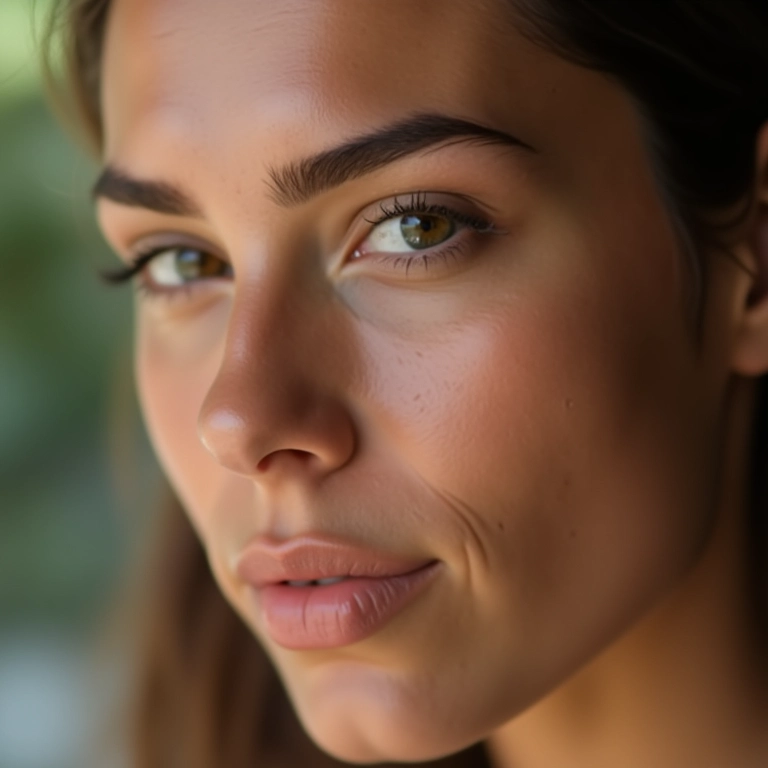 Micropigmentação de sobrancelhas com resultado natural.