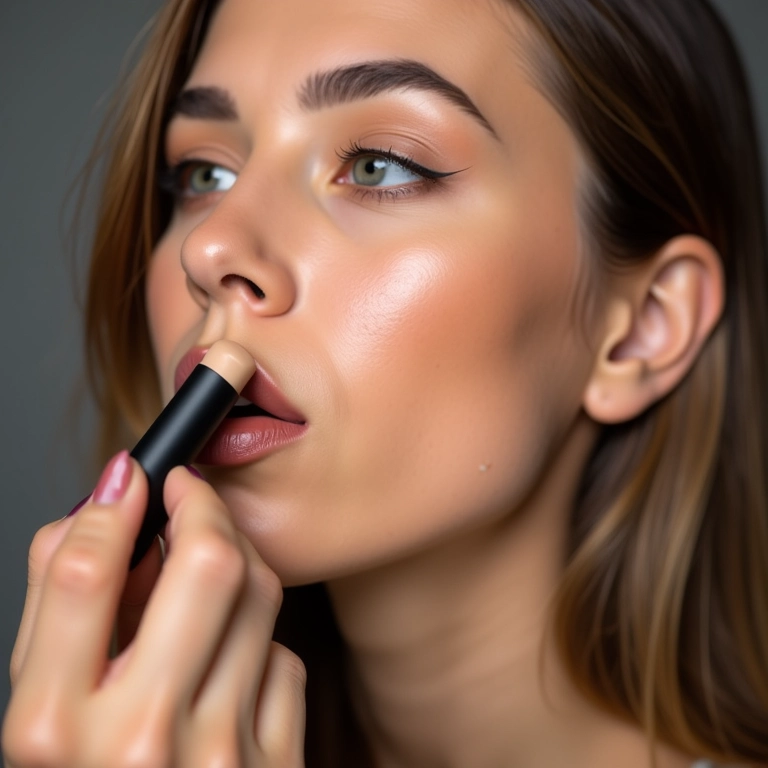 Mulher aplicando NARS Radiant Creamy Concealer.