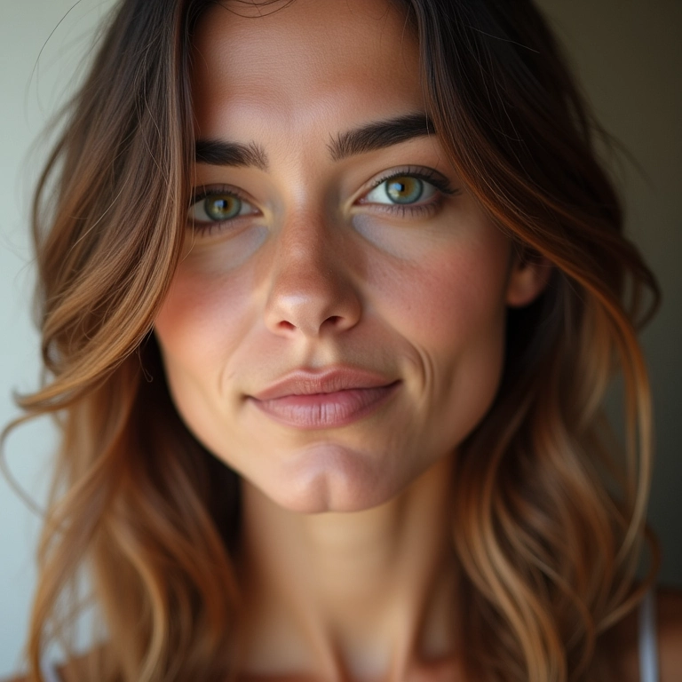 Mulher aplicando produto para volume em cabelo fino e ralo.