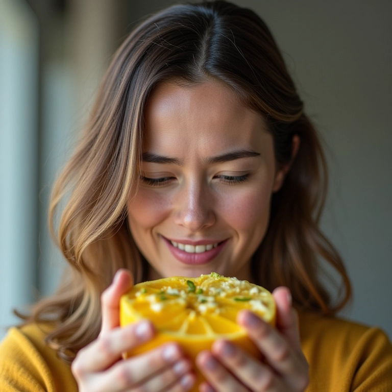 Mulher com aparência cansada, representando deficiência de vitaminas e sua relação com a queda de cabelo.