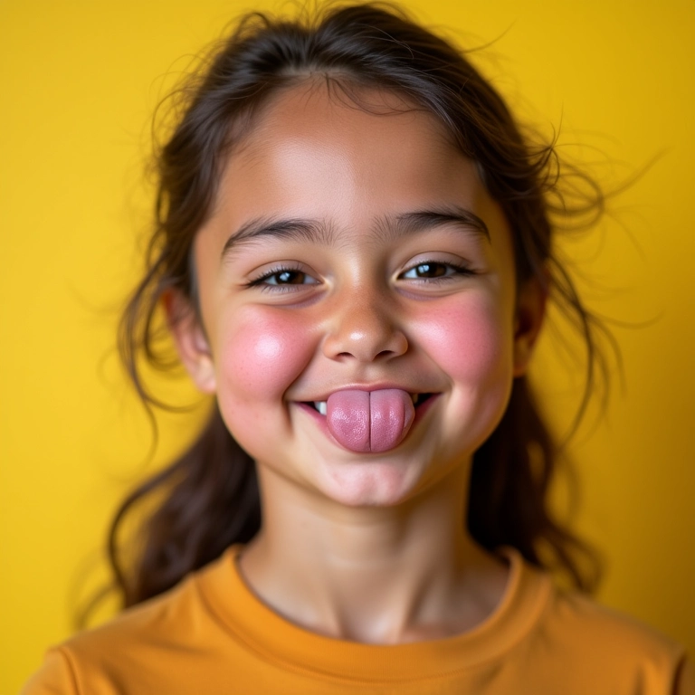Mulher tonificando as bochechas com o exercício facial 'Peixinho' para definir o rosto.