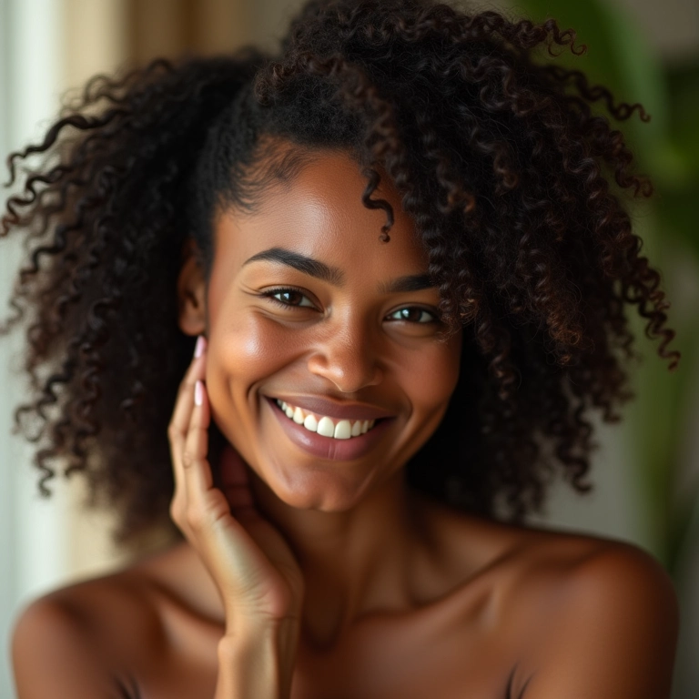 Mulheres diversas aplicando máscara capilar para pré-poo, cabelos brilhantes e saudáveis.