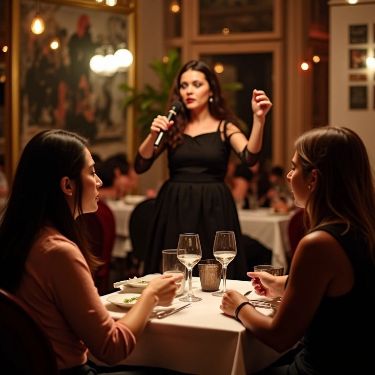 Noite de fado e sabores no Bairro Alto, Lisboa.