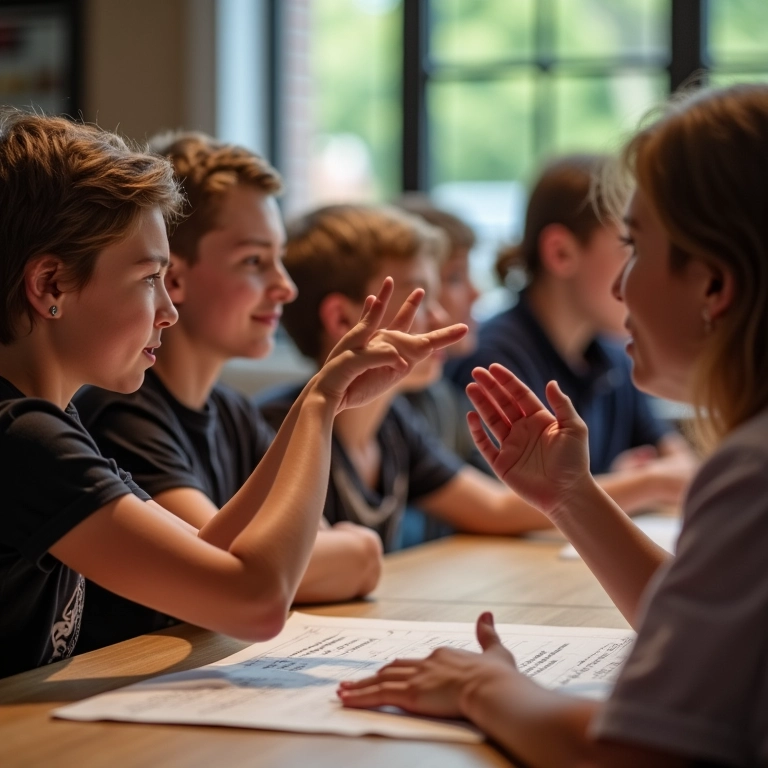 Oficina de artesanato inclusiva celebrando o Dia do Surdo e a cultura surda.