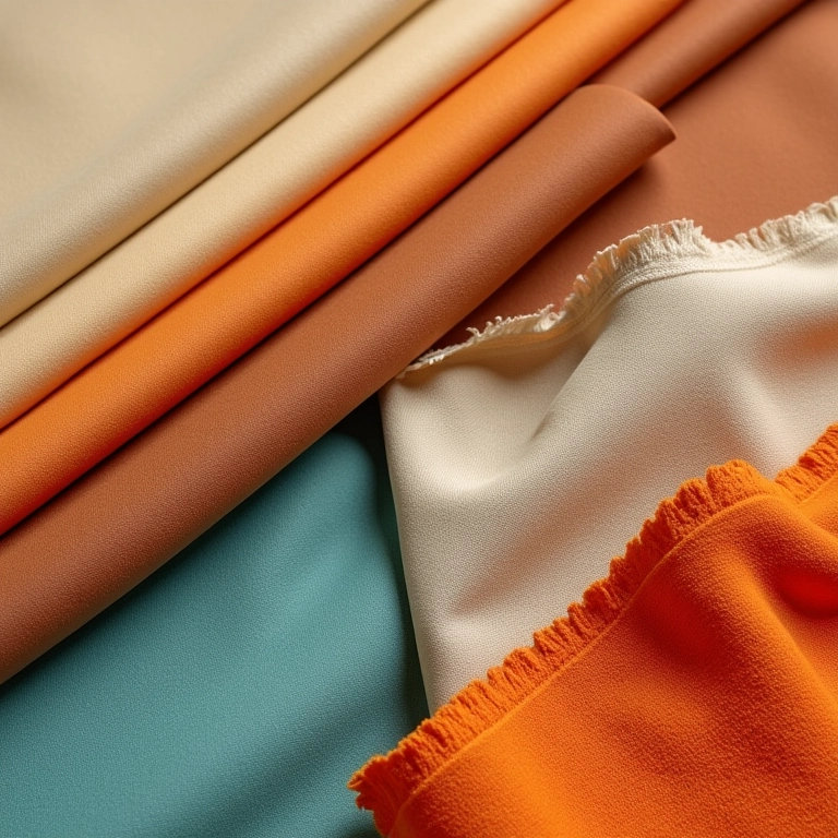 Paleta de cores com tons terrosos e toques de cores vibrantes para artesanato boho chic.