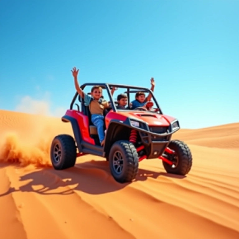 Passeio de buggy emocionante pelas dunas de Genipabu.