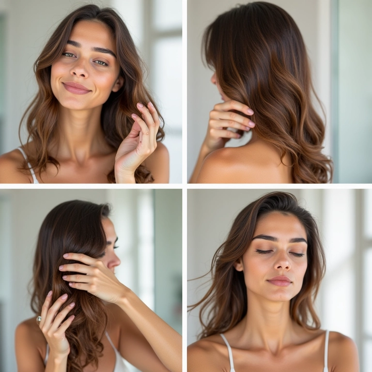 Passo a passo de como condicionar o cabelo antes de lavar.