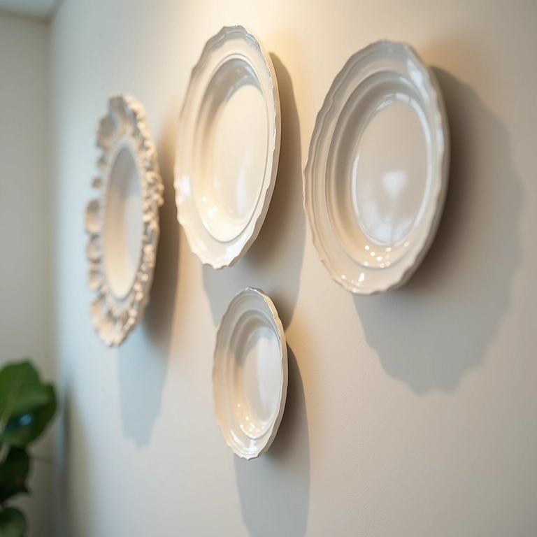 Passo a passo de como fixar pratos na parede com segurança.