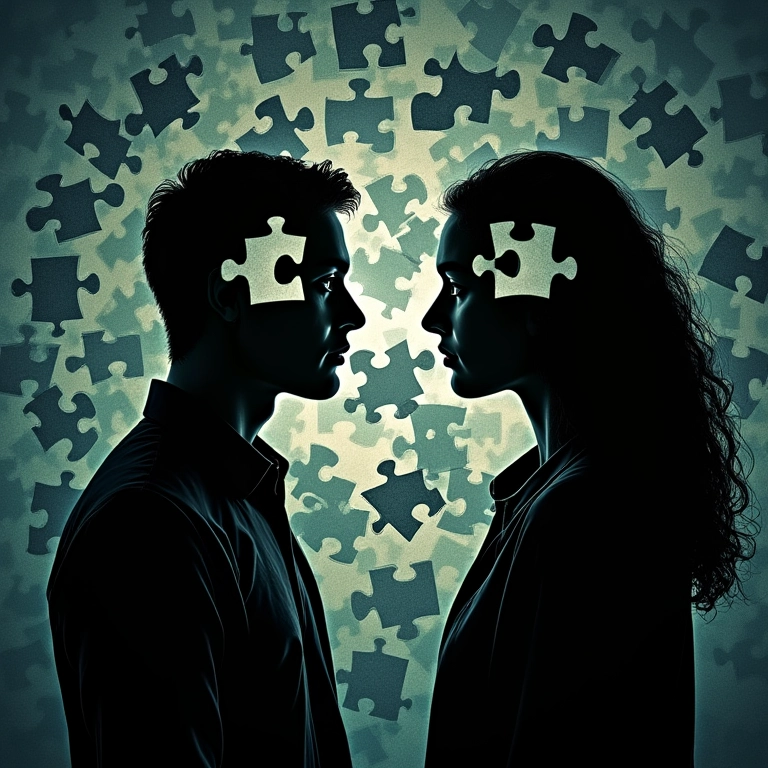 Peças de quebra-cabeça formando símbolo de dinheiro, representando a organização financeira