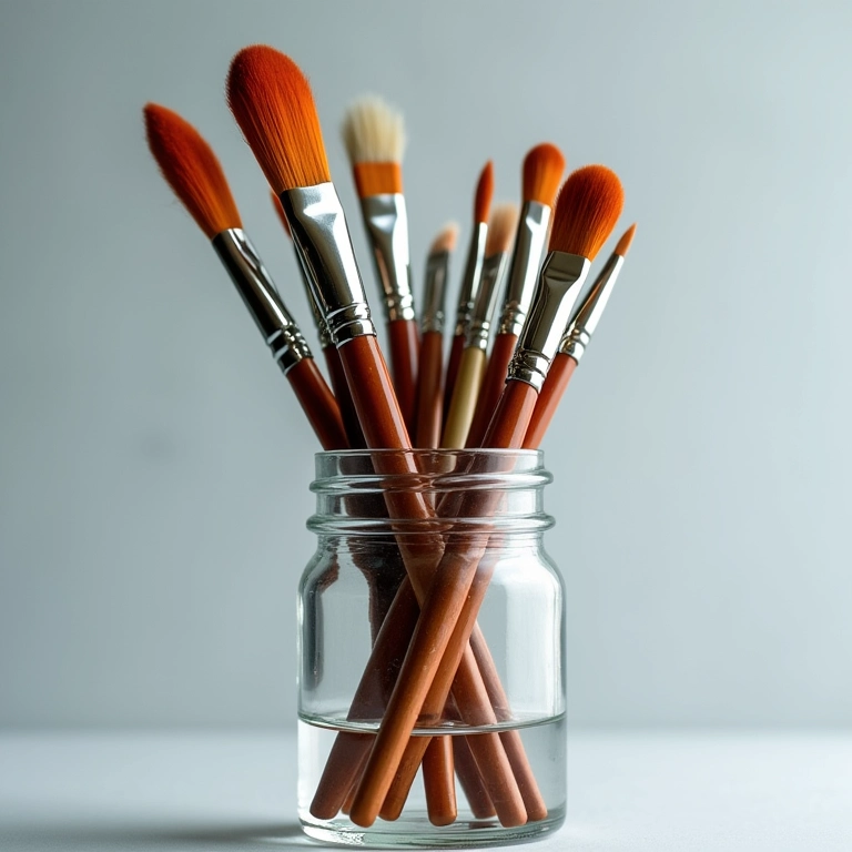 Pincéis ideais para pintura em aquarela.