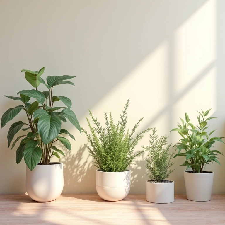 Plantas e flores para um toque natural em quarto Tumblr.