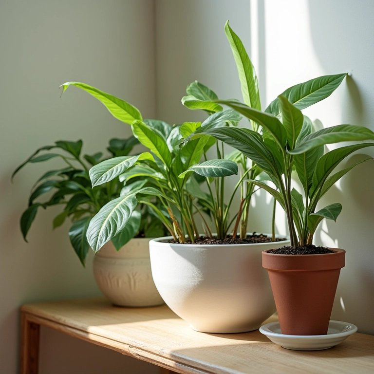 Plantas em lavabo moderno trazem frescor e vida ao ambiente.