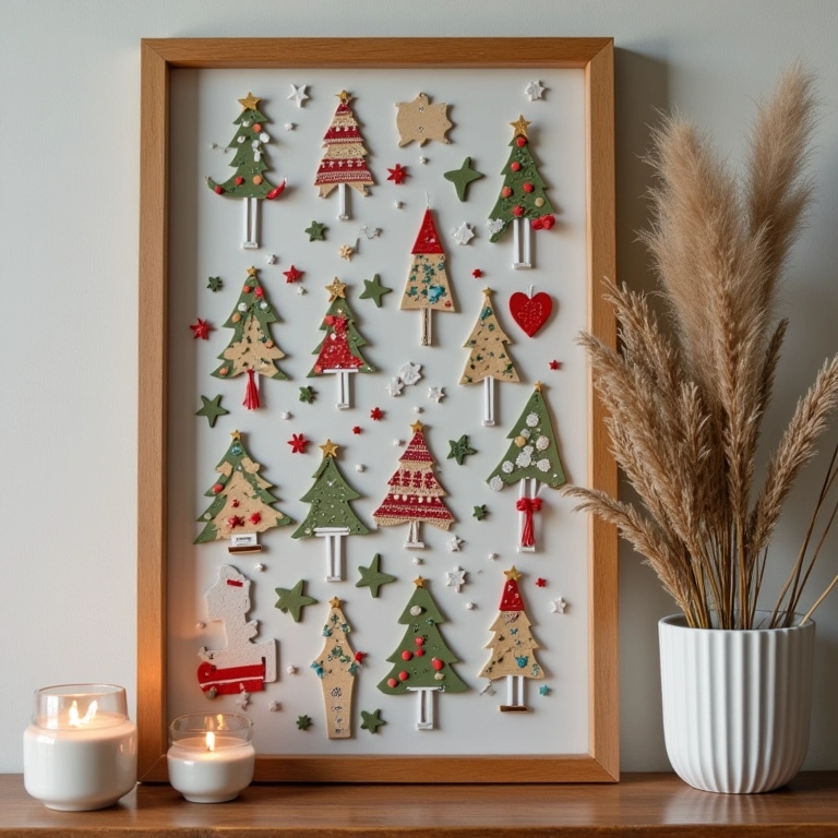 Porta-retratos natalinos personalizados, ideias de presentes.