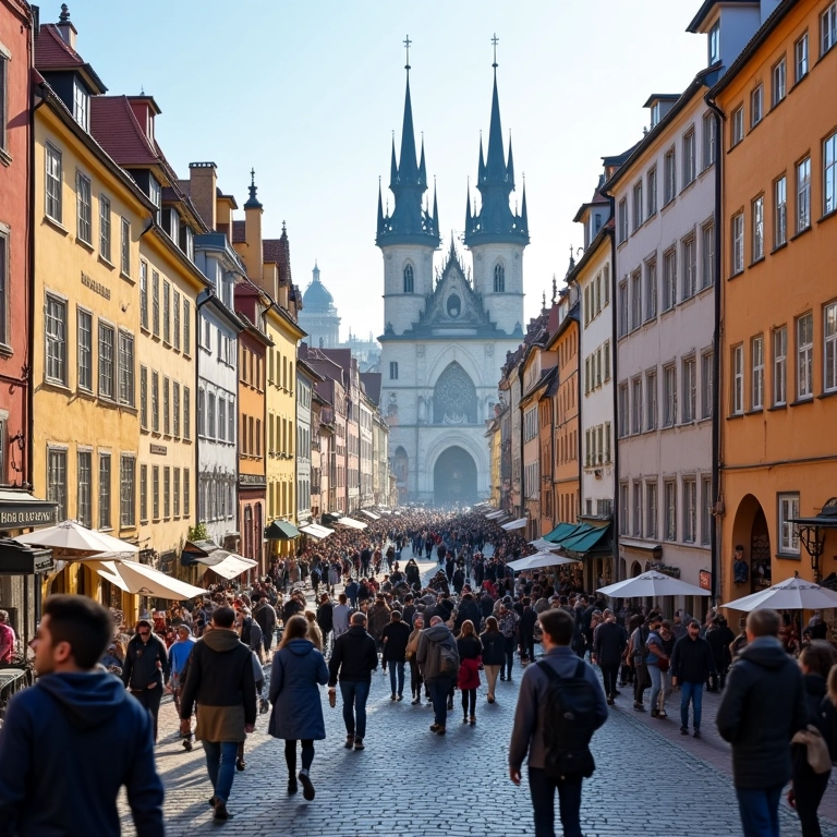 Praça do Mercado da Cidade Velha de Varsóvia, um símbolo de renascimento.
