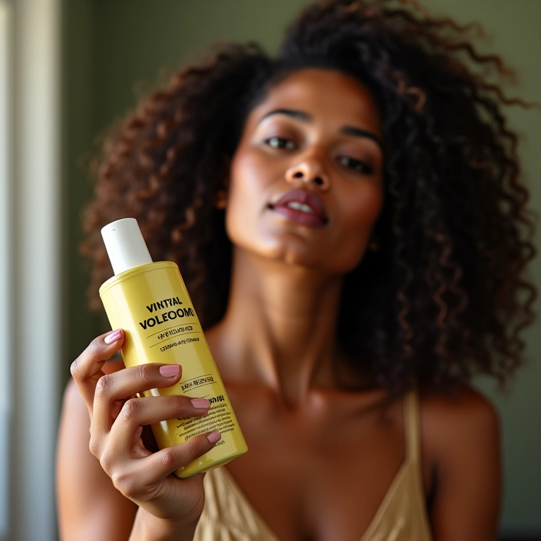 Produto para controlar o volume capilar.