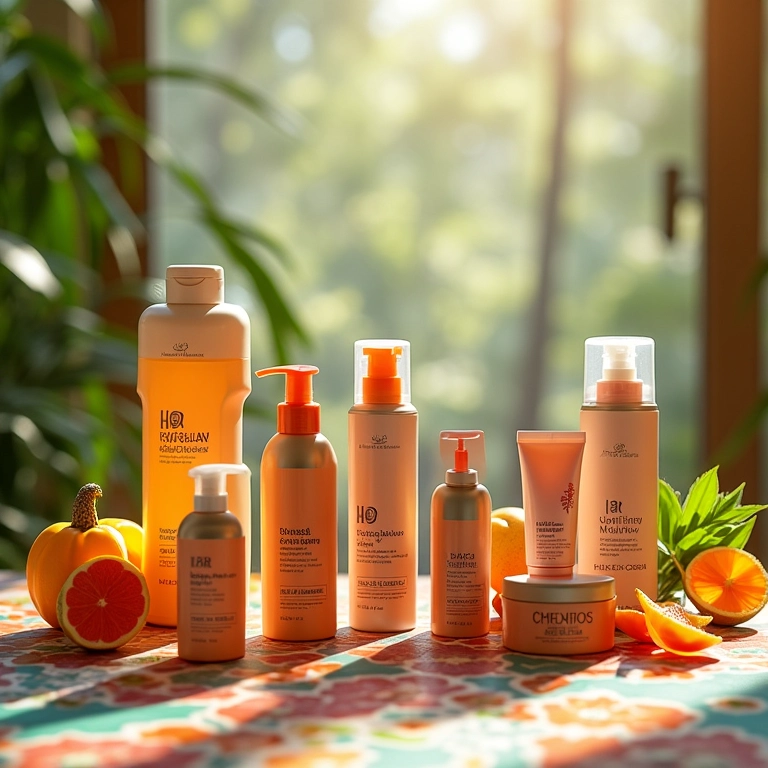 Produtos diversos para turbinar a hidratação capilar.