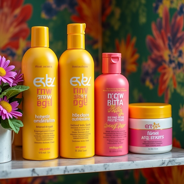 Produtos favoritos para fitagem em cabelos 4A.