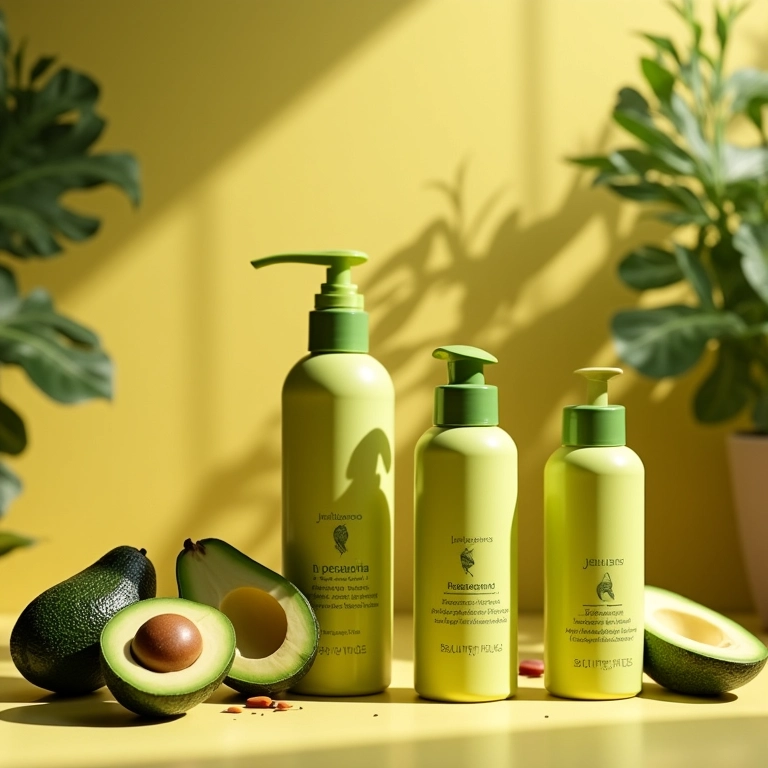 Produtos para hidratar cabelos secos: máscaras de abacate e óleos.