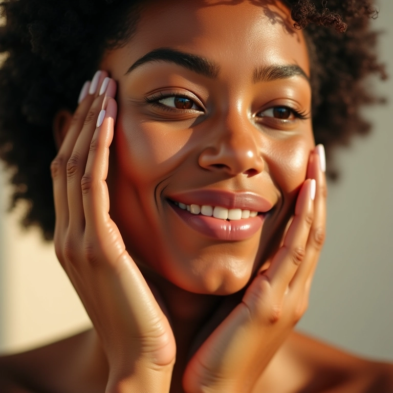 Proteção solar diária com FPS 30+ para prevenir o aparecimento de olheiras.