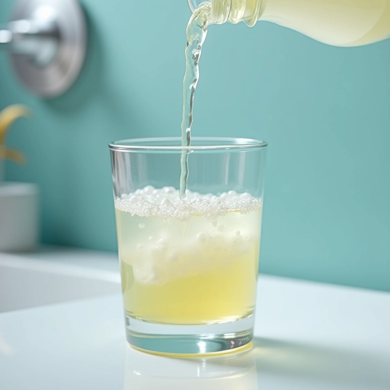 Realizando teste de gravidez com cloro.