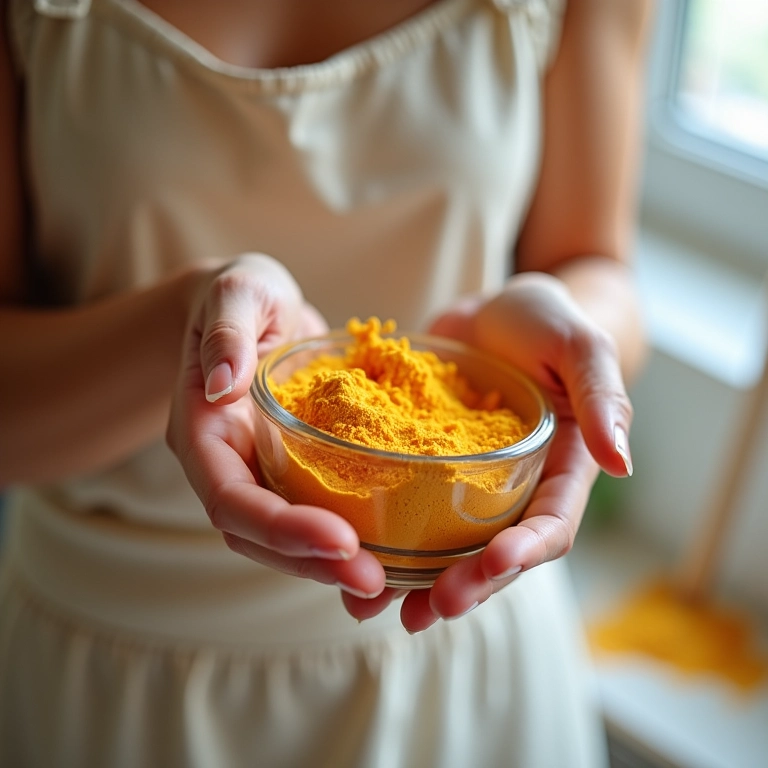 Receita caseira com vitamina C para clarear o cabelo.