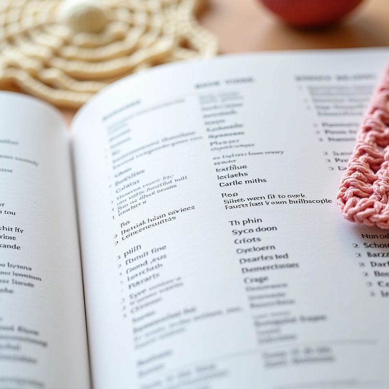 Receita de crochê: como ler.