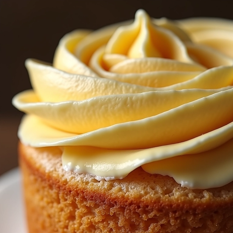 Recheio cremoso e delicado de bolo vintage.