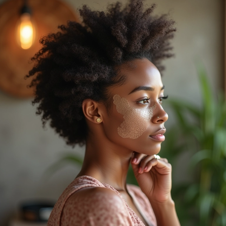 Reconstrução capilar para cabelos com alta porosidade.