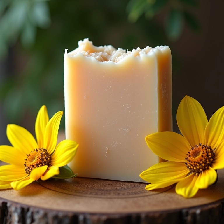 Sabonete facial em barra para pele seca