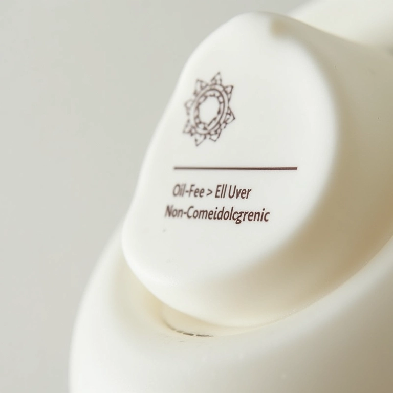 Selo 'Oil-Free' e 'Não Comedogênico' em embalagem de sérum.