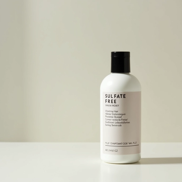 Shampoo livre de sulfatos, parabenos e silicones para cabelos com química.