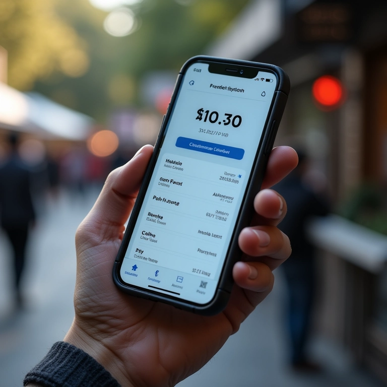 Smartphone mostrando integração bem-sucedida com carteiras digitais.