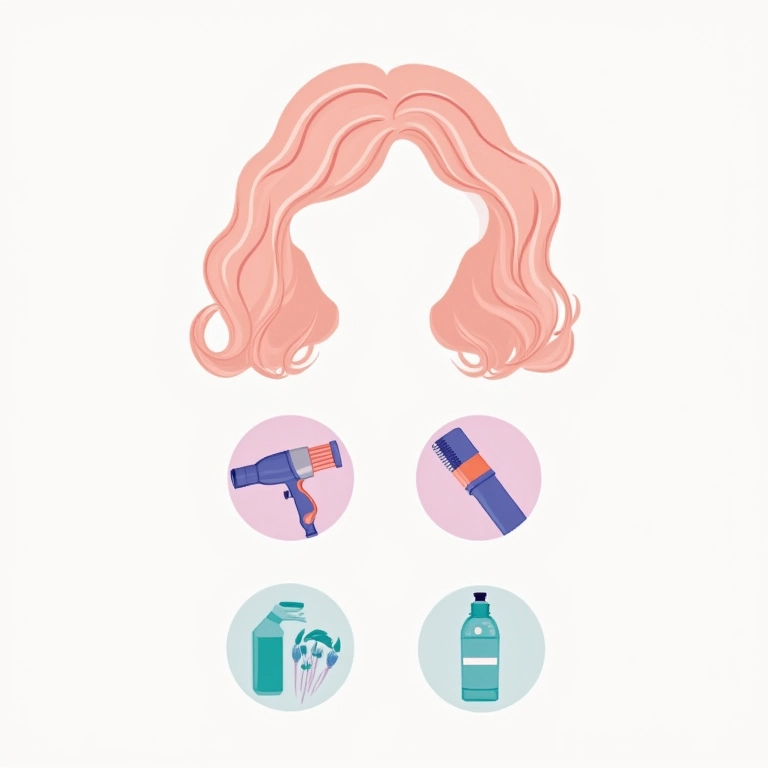 Tabela com dicas rápidas para um cabelo volumoso.